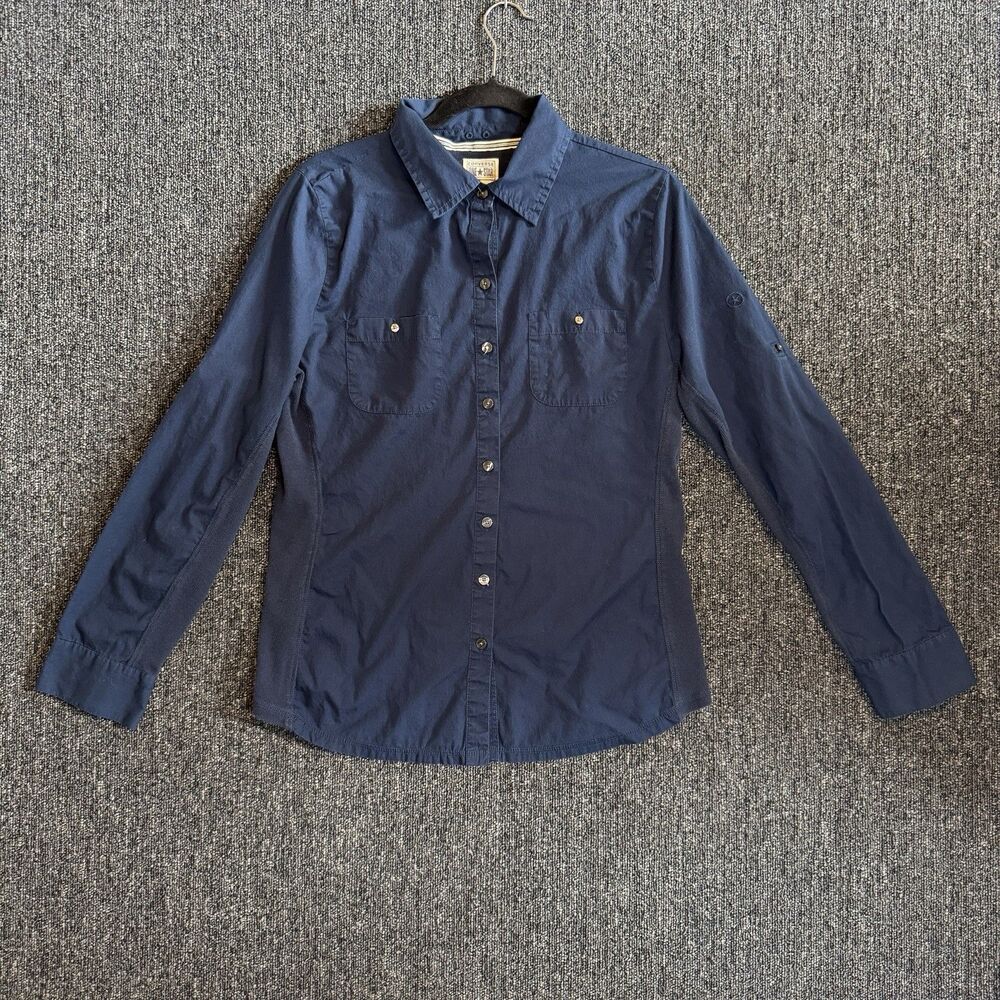 Converse One Star Utility Top Womens Sz XL Navy Blue Stretch Side Panel Gorpcore